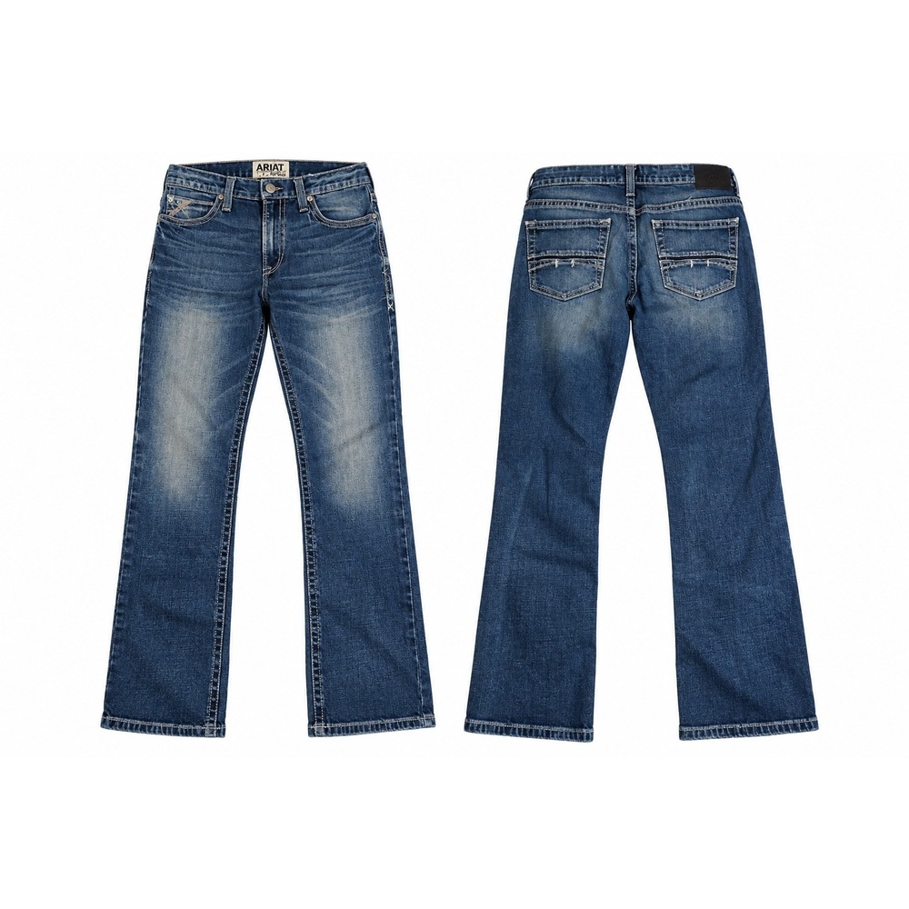 Ariat M7 Rocker Straight Leg Jeans Mens 36x30 Silverton Blue Denim 10027748